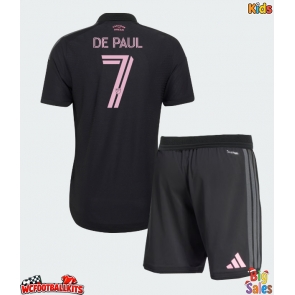 Inter Miami Rodrigo De Paul #7 Replica Away Stadium Kit for Kids 2026-27 Short Sleeve (+ pants)